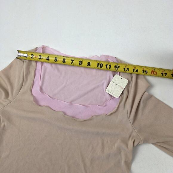 Intimately Free People Shirt Womens Large Square Neck Ballet Combo FP128830CY - Picture 6 of 14